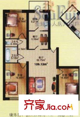 鴻基名苑 戶型圖