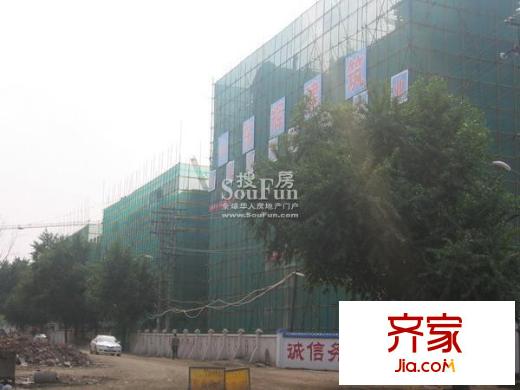 沃華水岸實景圖遠處看施工圖