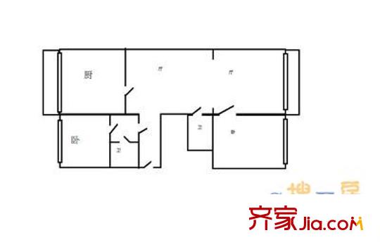 天馬世紀(jì)花園 2室 戶型圖