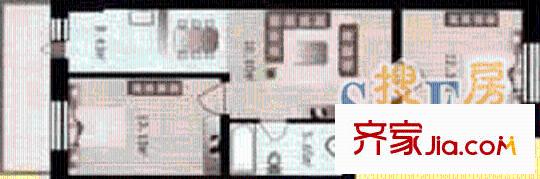 康寧家園戶型圖2室1廳1衛(wèi)1廚