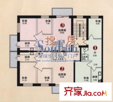 城東新居 戶型圖