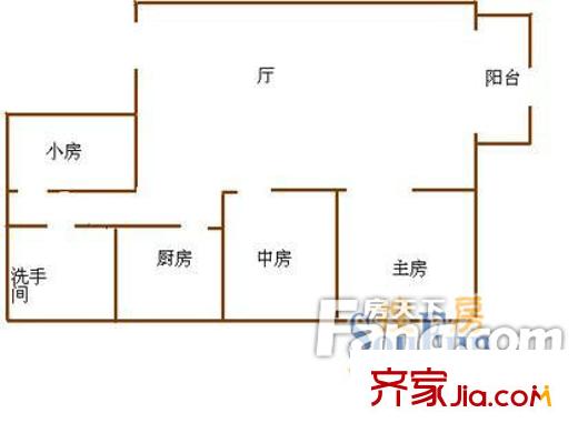 哈爾濱 吉星小區(qū) 戶型圖