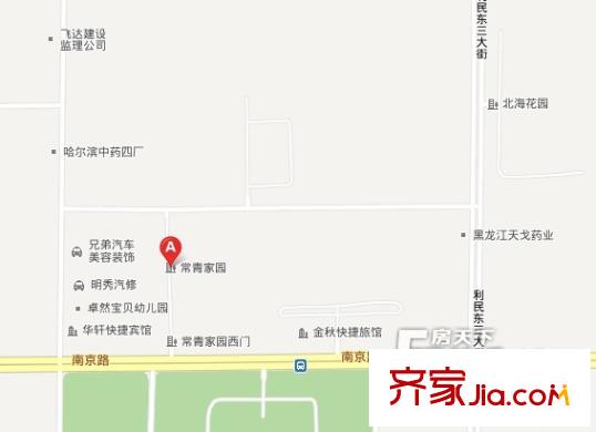 常青家園交通圖