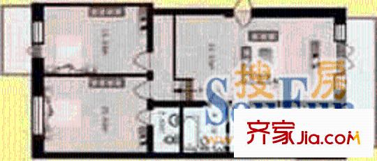 康寧家園戶型圖2室1廳2衛(wèi)1廚