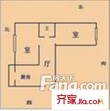 哈爾濱 工程機(jī)械廠家屬樓 戶型圖