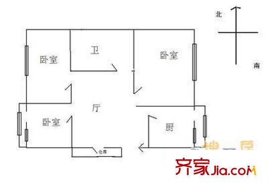 哈爾濱 吉星小區(qū) 戶型圖