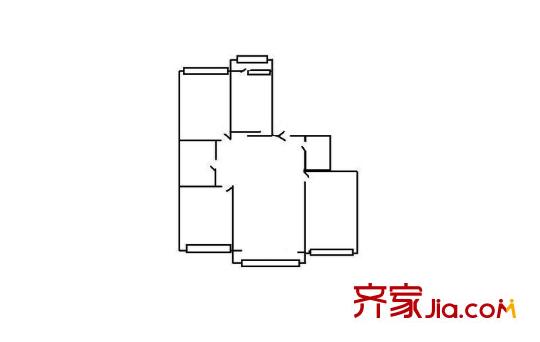 華風嘉園2室1廳1衛(wèi)1廚