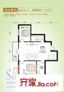 曼哈頓奧韻國際 戶型圖