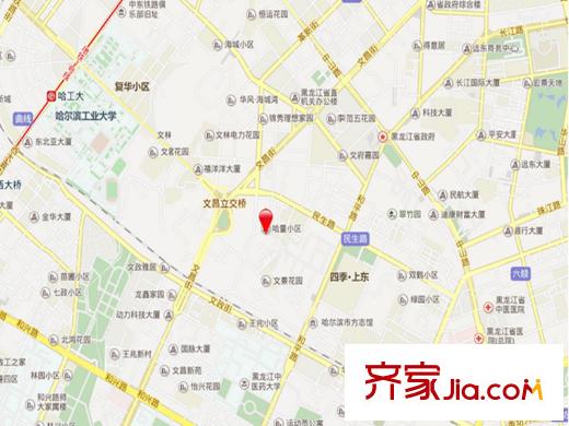 哈量新區(qū)交通圖