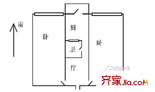 哈爾濱 工程機(jī)械廠家屬樓 戶型圖