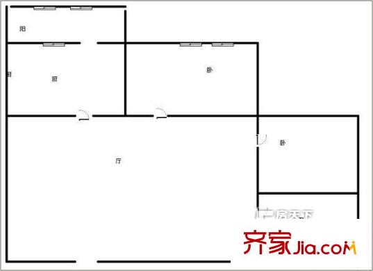 哈爾濱 香坊大街93號(hào)小區(qū) 戶型圖