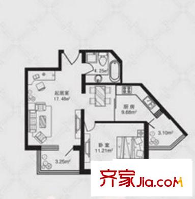 東升江畔 戶型圖