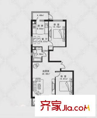 東升江畔 戶型圖