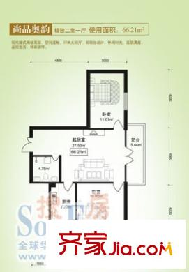 曼哈頓奧韻國際 戶型圖