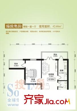 曼哈頓奧韻國際 戶型圖