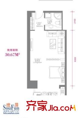 綠圓小區(qū)戶型圖戶型圖 1室1廳1衛(wèi)1廚