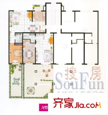 美蘭八度空間戶型圖戶型圖 2室1廳1衛(wèi)1廚