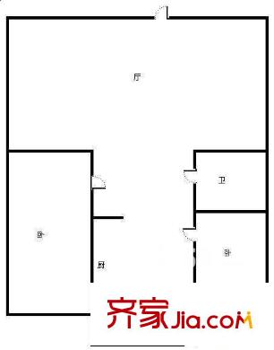 中發(fā)酈苑 2室 戶型圖