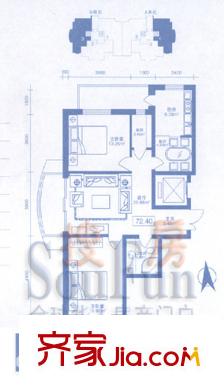 優(yōu)度社區(qū)2室1廳1衛(wèi)1廚