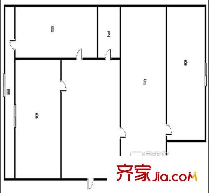 哈爾濱 香坊大街93號小區(qū) 戶型圖