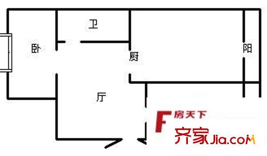 香藝居 2室 戶型圖