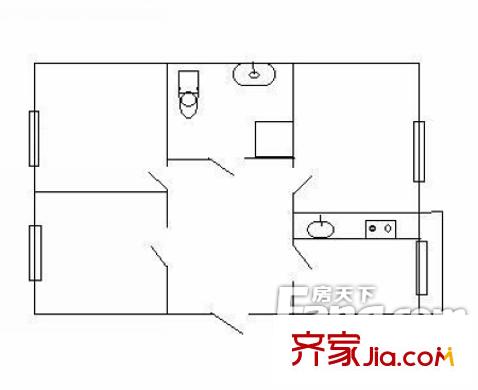 香藝居3室1廳1衛(wèi)1廚