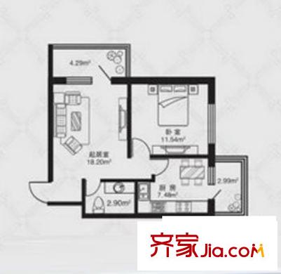 東升江畔 戶型圖