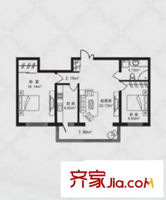 東升江畔 戶型圖