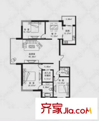 東升江畔 戶型圖