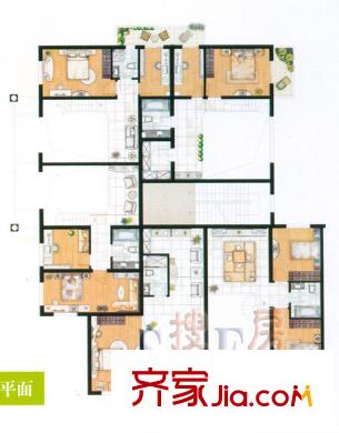 美蘭八度空間戶型圖戶型圖 2室1廳1衛(wèi)1廚