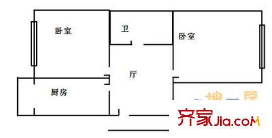消防胡同小區(qū)戶型圖消防胡同 3室 戶型圖 3室1廳1衛(wèi)1廚
