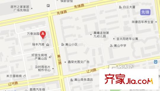 華山小區(qū)交通圖哈爾濱  