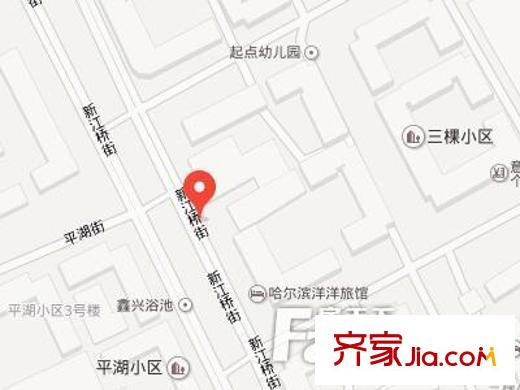 三棵小區(qū)交通圖