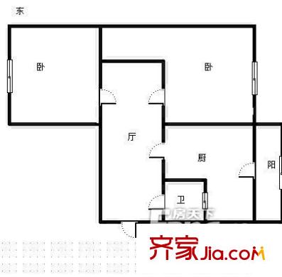 哈爾濱 哈量小區(qū) 戶型圖
