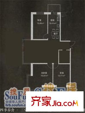 佳和遠(yuǎn)景戶型圖戶型圖 3室2廳1衛(wèi)1廚