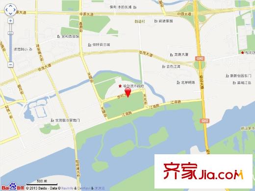 盛世香灣交通示意圖
