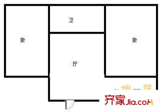 消防胡同小區(qū)戶型圖消防胡同 2室 戶型圖 2室1廳1衛(wèi)1廚