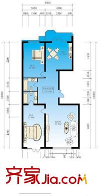 公園麗景戶型圖兩室兩廳兩衛(wèi)116.15平方米 2室2廳2衛(wèi)1廚