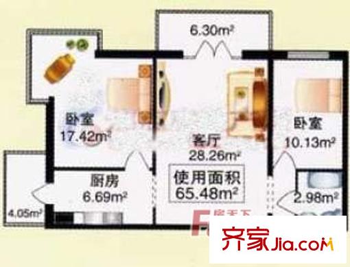 哈爾濱 征儀路花園小區(qū) 戶型圖