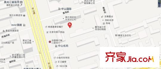 開(kāi)運(yùn)花園交通圖哈爾濱  