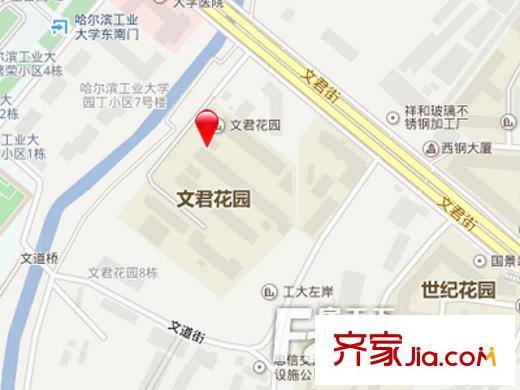 文君花園交通圖 