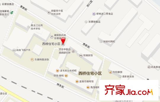 西橋住宅小區(qū)交通圖西橋小區(qū) 
