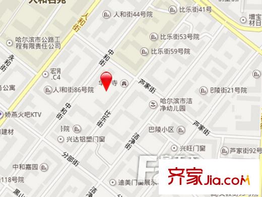比樂(lè)小區(qū)交通圖 
