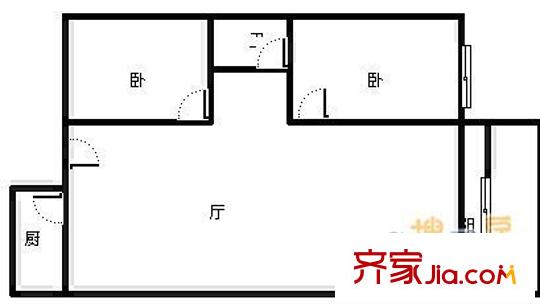 哈爾濱 人和名苑 戶型圖