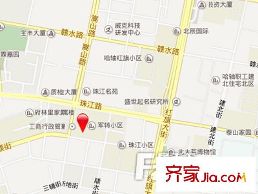 軍轉(zhuǎn)小區(qū)交通圖 