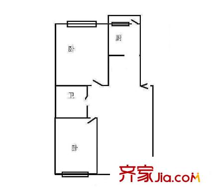 橋南小區(qū) 戶型圖