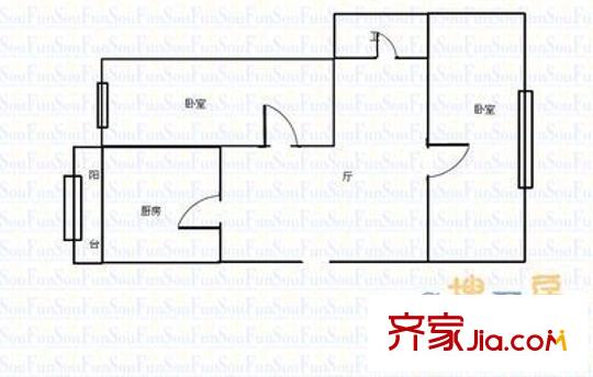 哈爾濱 花卉小區(qū) 戶型圖
