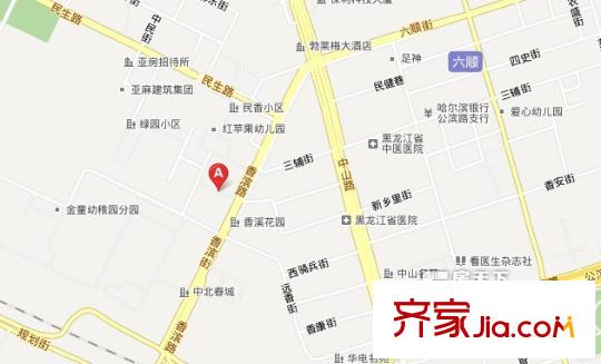 民生小區(qū)交通圖