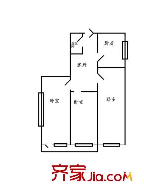 香茗小區(qū)3室1廳1室1廳