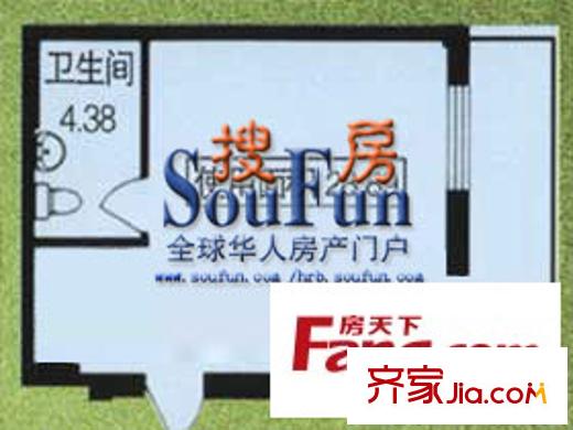 森林人家戶型圖戶型圖 1室1廳1衛(wèi)1廚